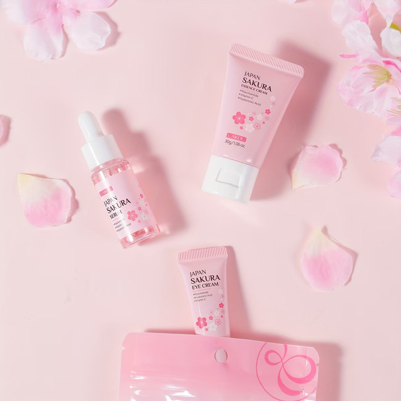 Veltix Store β Sakura 3pcs Skin Care Set