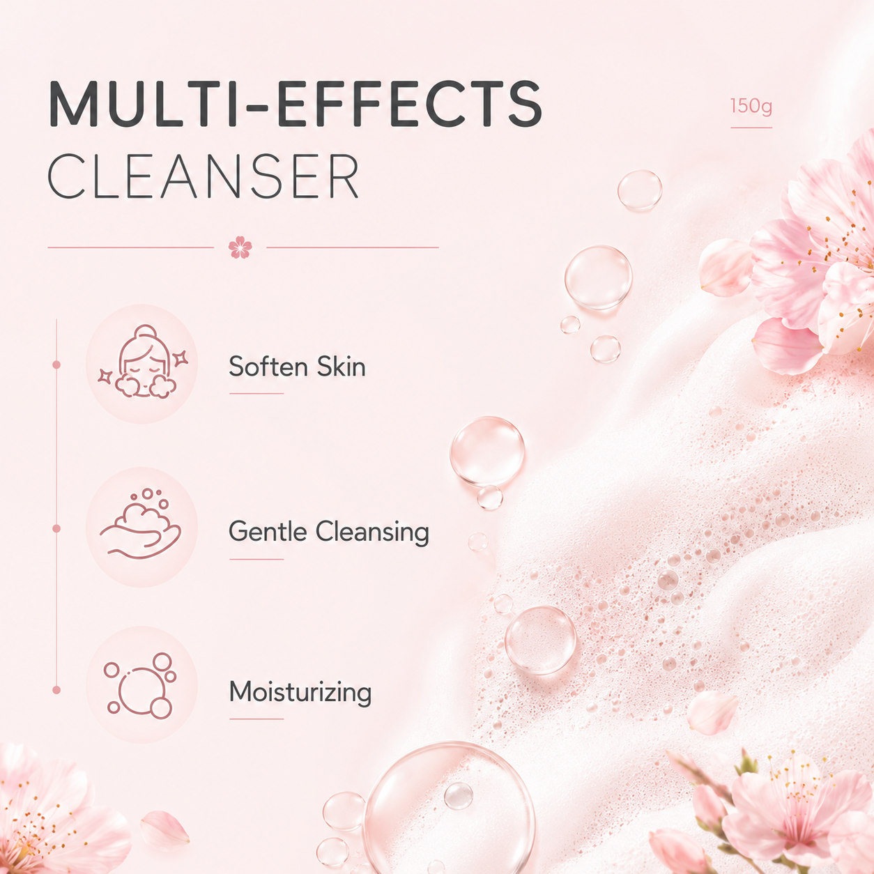 Veltix Store | Japan Sakura Facial Cleanser