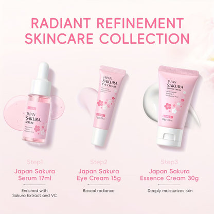 Veltix Store – Sakura 3pcs Skin Care Set
